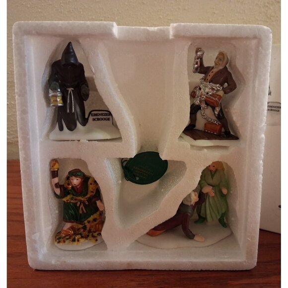 Department 56 Heritage Village Collection Christmas Carol Spirits Figures - Picture 2 of 3